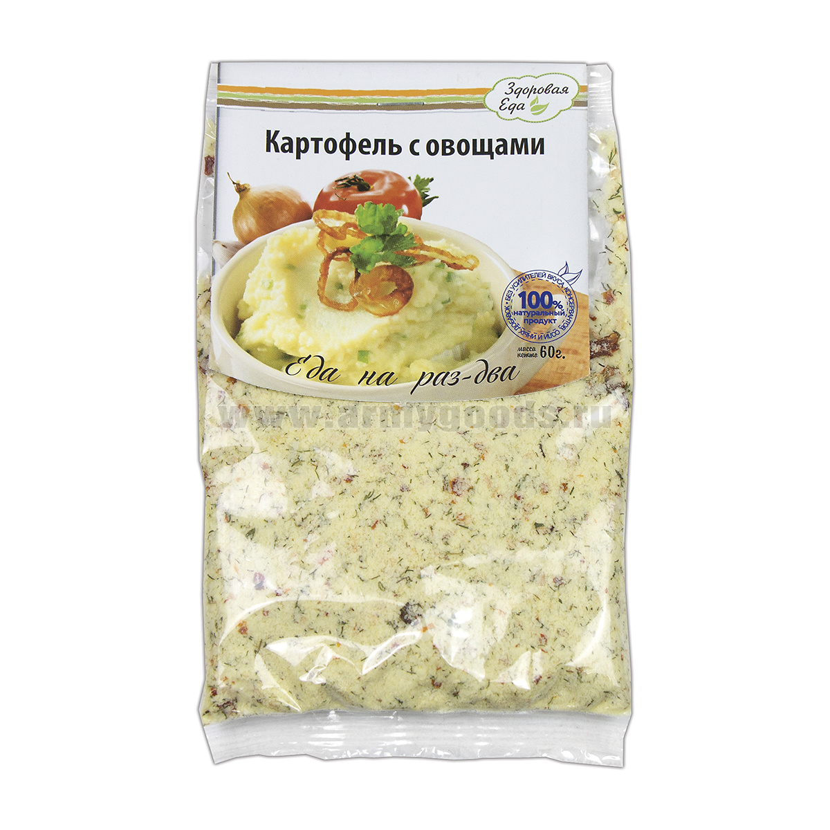 Сухое блюдо Картофель с овощами (60 г) - Армейский магазин